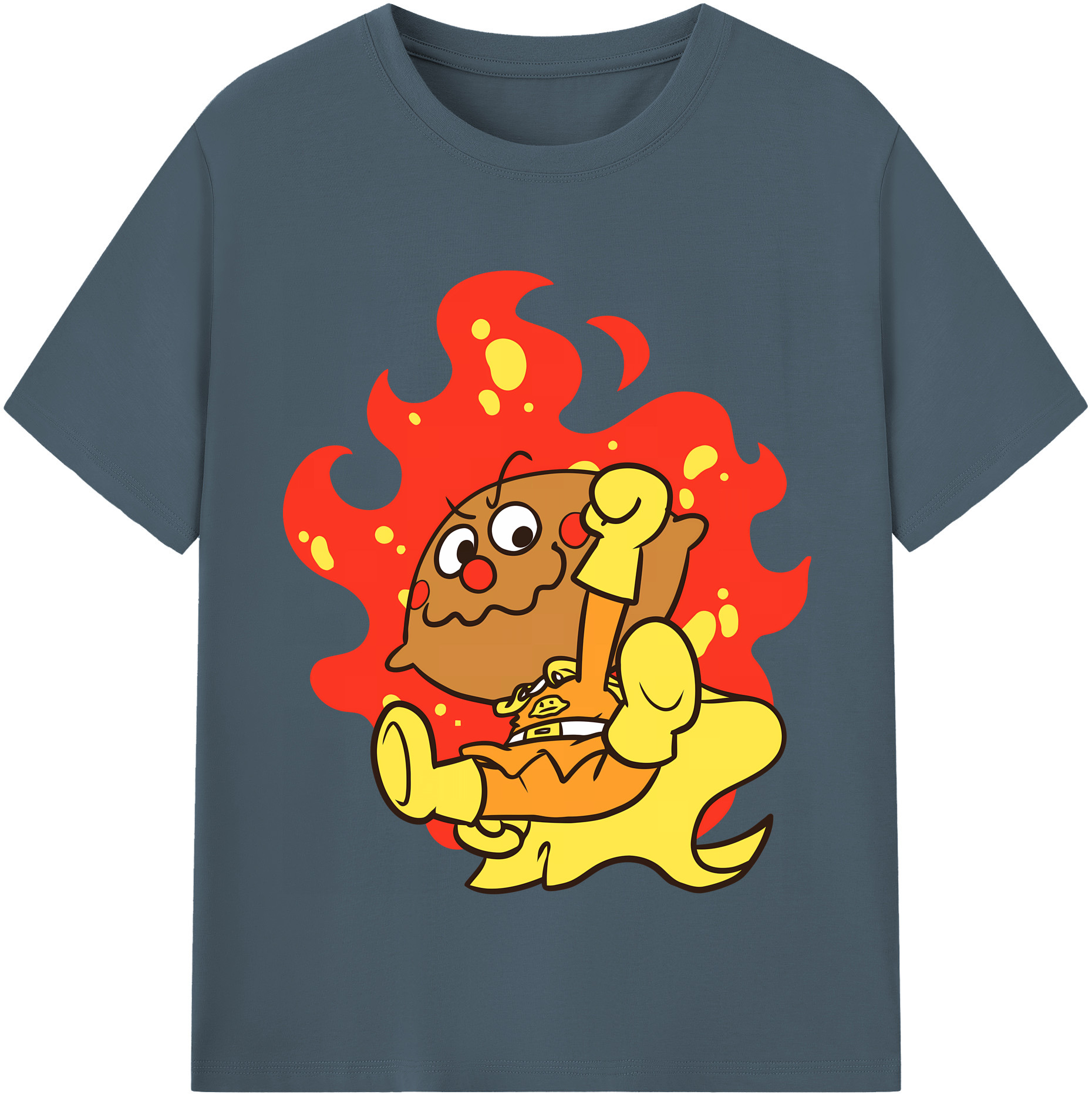 （画像用） アンパンマン Anpanman 綿100％半袖Tシャツ（フロントプリント）